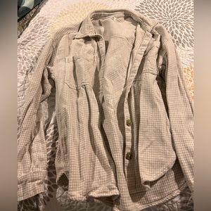 Hollister flannel top